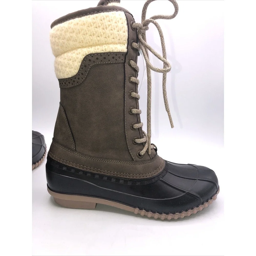 Magellan Women's Outdoors Tall Lined Duckbill Laceup Shoes 6 WaterProof Work New